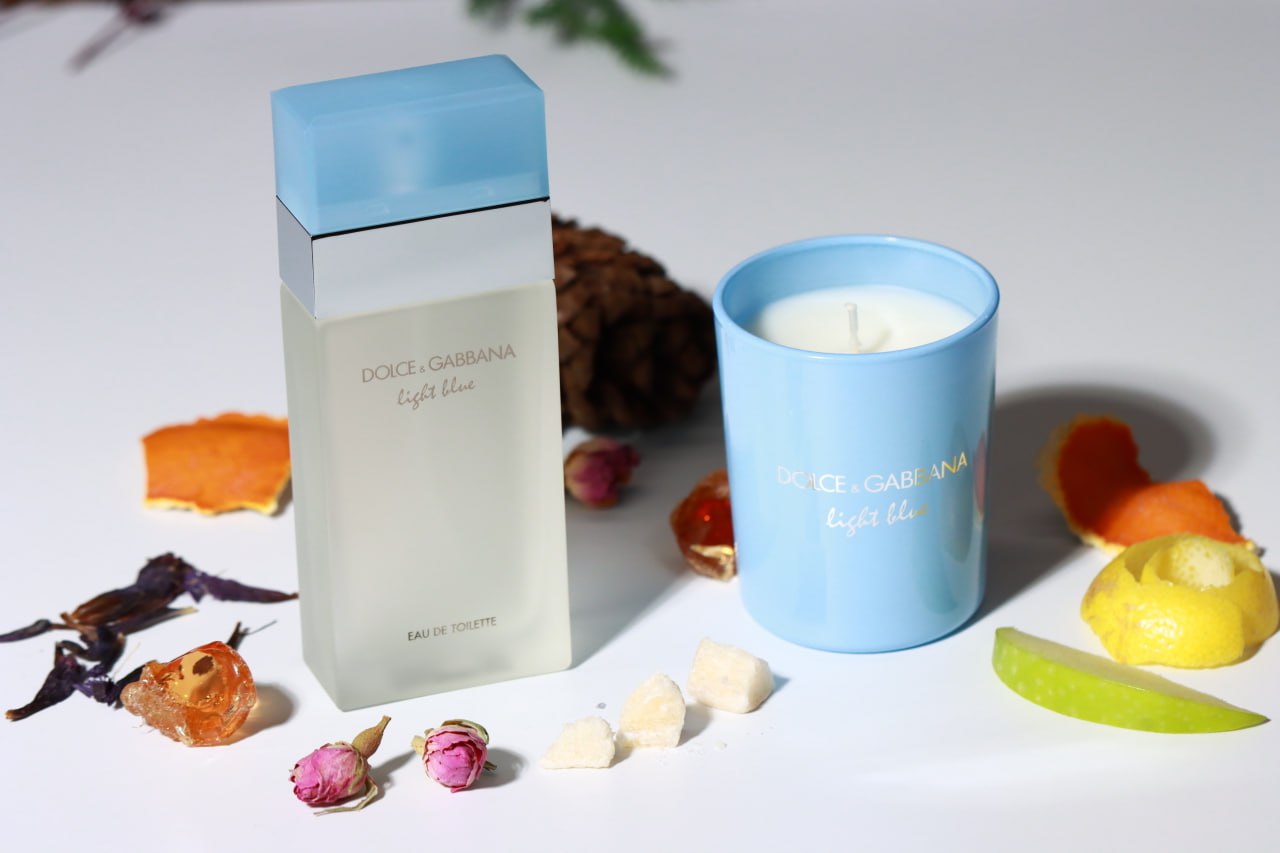 D&G LIGHT BLUE W SET